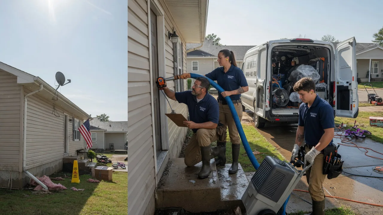 Ceiling Water Damage Restoration in Royal Center, IN near me